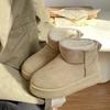 Snow Boots Women's New Winter Platform Cotton Shoes Piled and Thickened Short Boots Non-slip and Warm