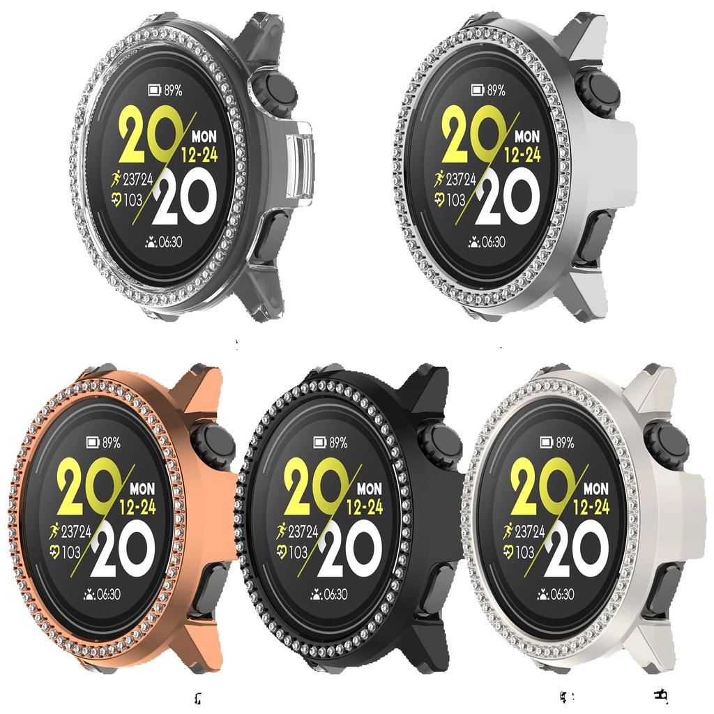 Bling PC Duté Ochranné Pouzdro Pro COROS PACE Pro Pace 3 2 Diamantové Křišťálové Pouzdro Tvrdý Kryt Ochranný Plášť Hodinek Módní Nárazník