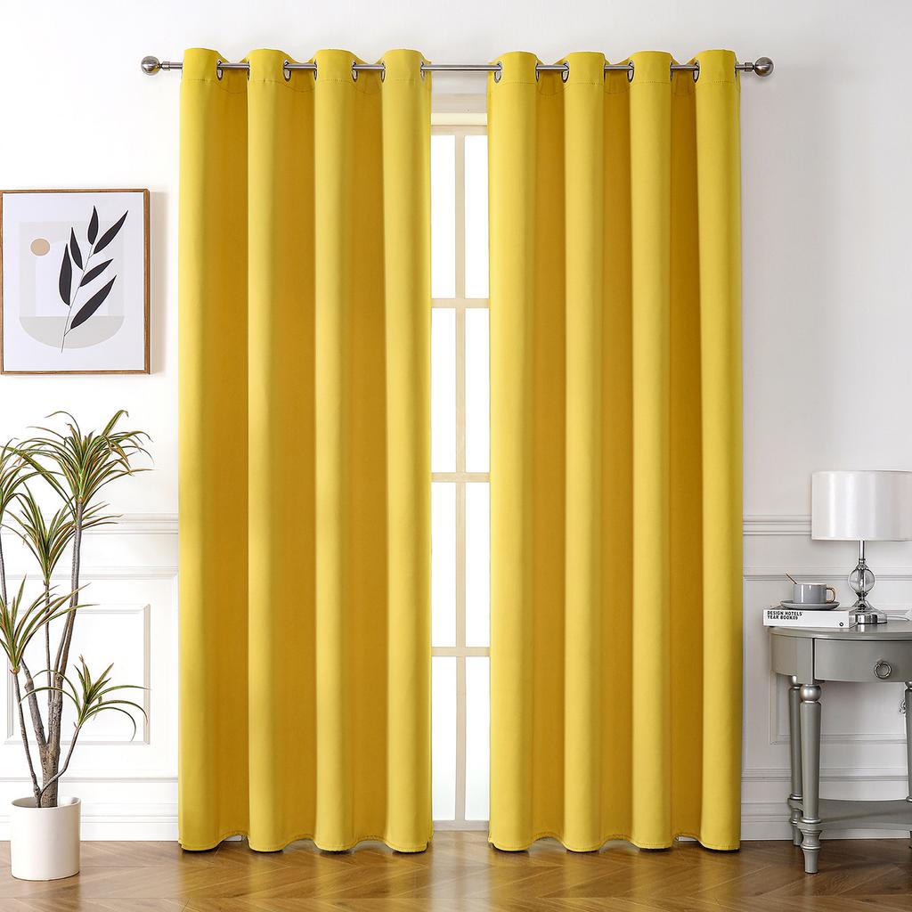 Curtains Full Blackout High-Density Matte Cloth Blackout Curtains Sun Protection And Heat Insulation