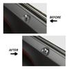Door Lock Pin Knob Cover Inner Trim Bezel For Dodge Challenger 09-14Carbon Fiber