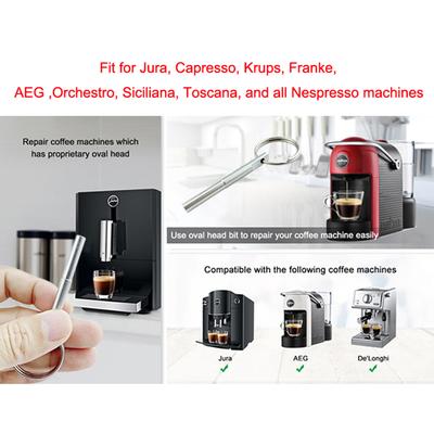 Riparazione Strumento di sicurezza Chiave di sicurezza aperta Viti a testa ovale Servizio di rimozione chiave speciale per macchina da caffè