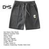 Pantalones Cortos para Hombre con Diseño de Cordón en la Cintura Color Sólido Ajuste Holgado Secado Rápido Pantalones Deportivos Largo hasta la Rodilla Rectos