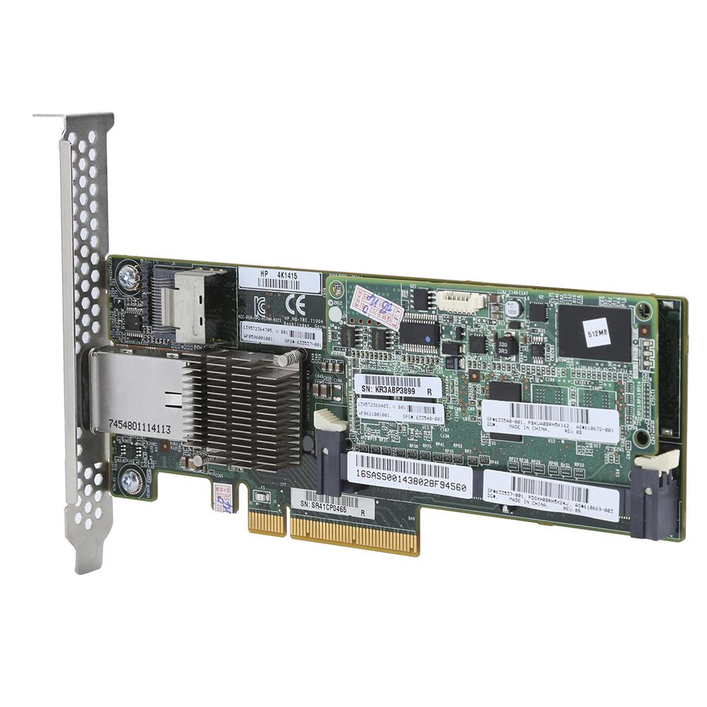 Smart Array Card 6Gb S Transmission Speed 512MB Cache PCIe for SAS Controller for HP P222 633537‑001