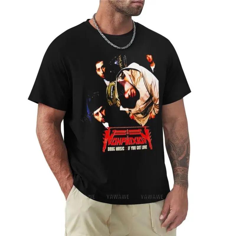 T-shirt Men Cotton Non Phixion T-Shirt Short Sleeve Tees Funny T Shirts for Men Summer T-shirt for Man