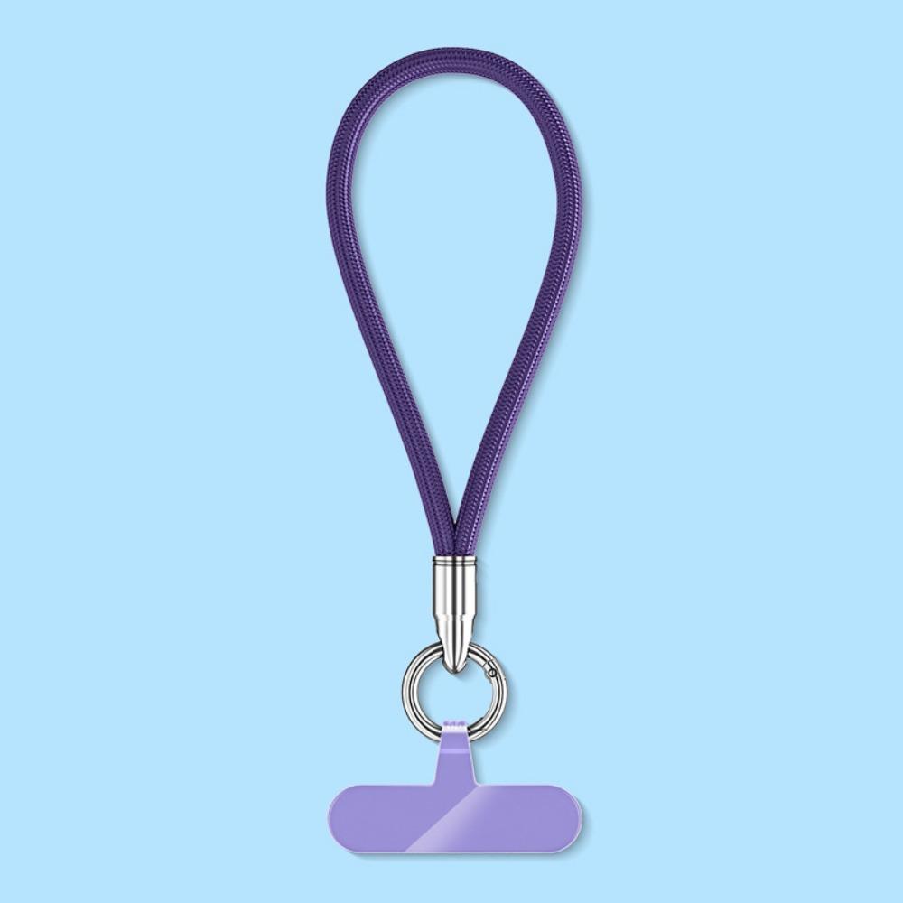 Strapazierfähiges Verstellbares Handy-Lanyard Handgelenksband 2-in-1 Kurze Handschlaufe Gewebt Stilvolles Handy-Zubehör für Männer und Frauen