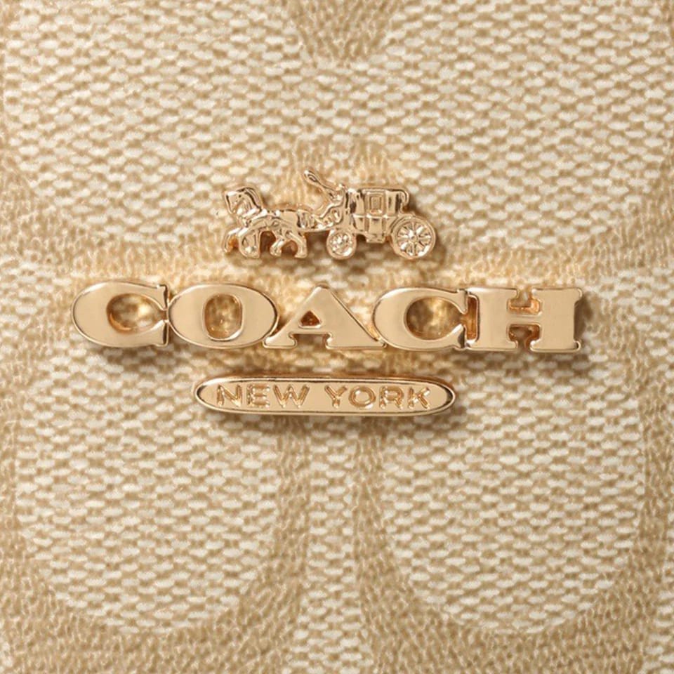 Coach City Artificial Leather Tote Bag, Shopping Bag, Handbag, Shoulder Bag Large Women's Khaki 5696-IMTYF