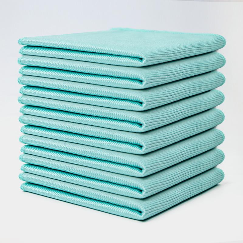 8Pcs Microfiber Glass Cleaning Cloth Household Window Desktop LCD Screen Water Stain Removal Rag 30*30cm