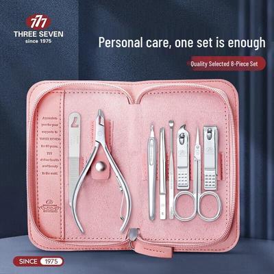 777 8-Piece Carbon Steel Nail Care Kit