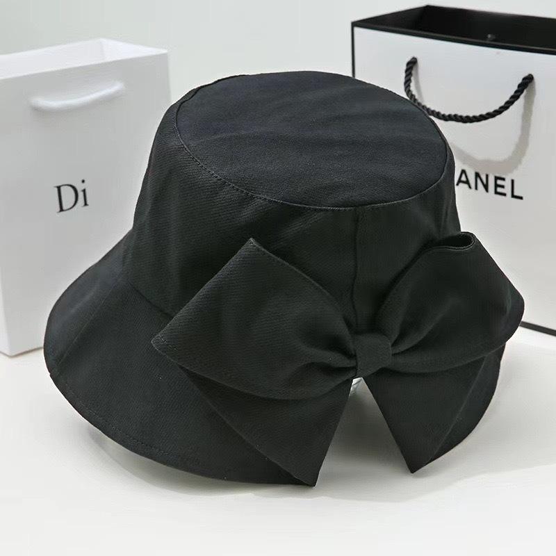 

Spring and summer sunshade, sunscreen, small bow, big brim sun hat girl One size fits all for adults
