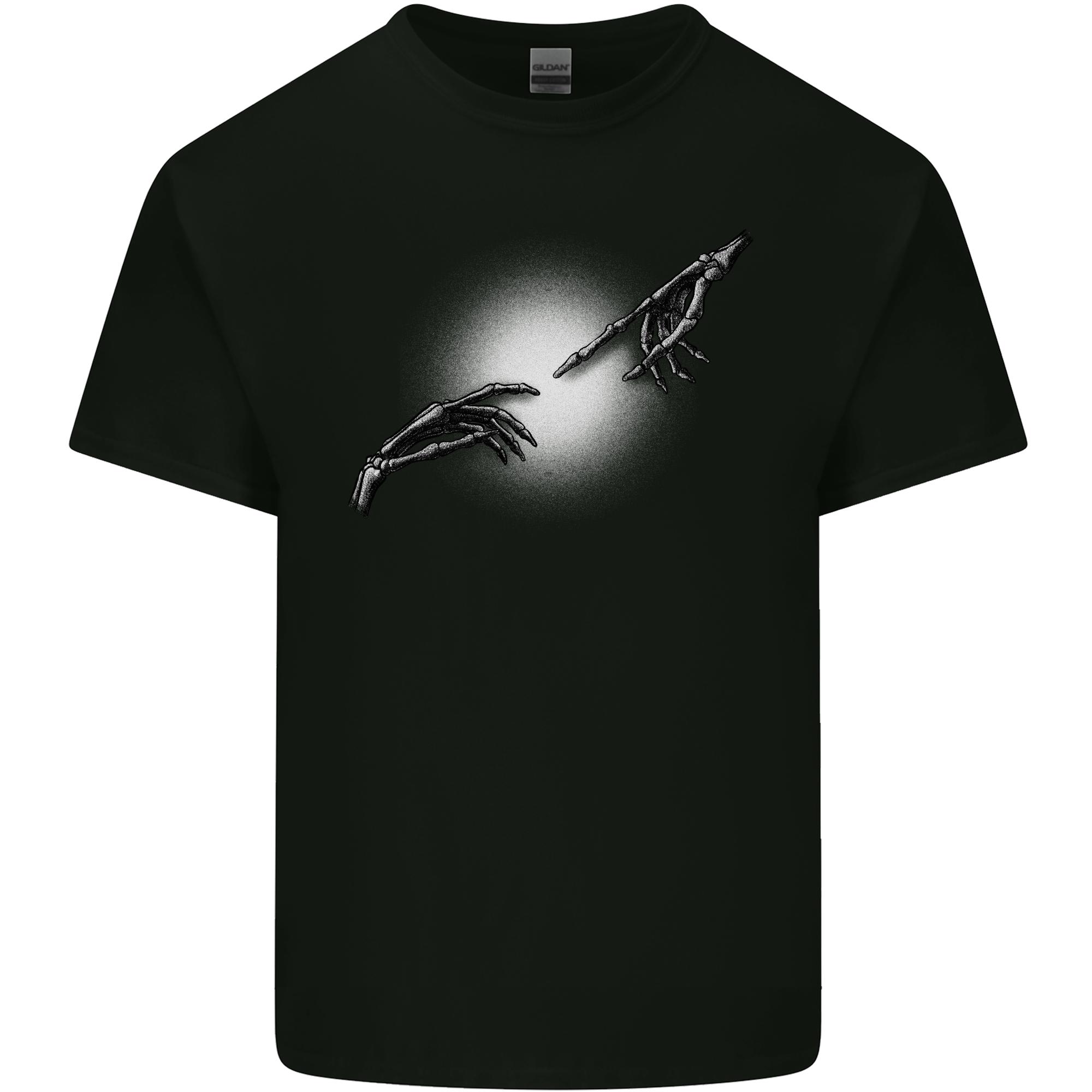 Gothic Creation of Adam Parody Goth Funny Unisexs Light Cotton TShirt S