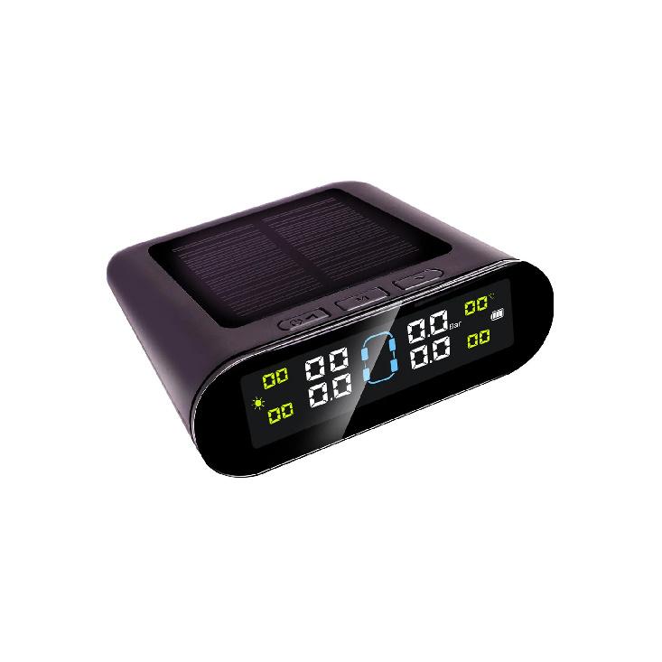 Tire Pressure Monitoring System Temperature Warning Fuel Save With 4 External Sensors Solar TPMS Car Tyre Pressure Monitor