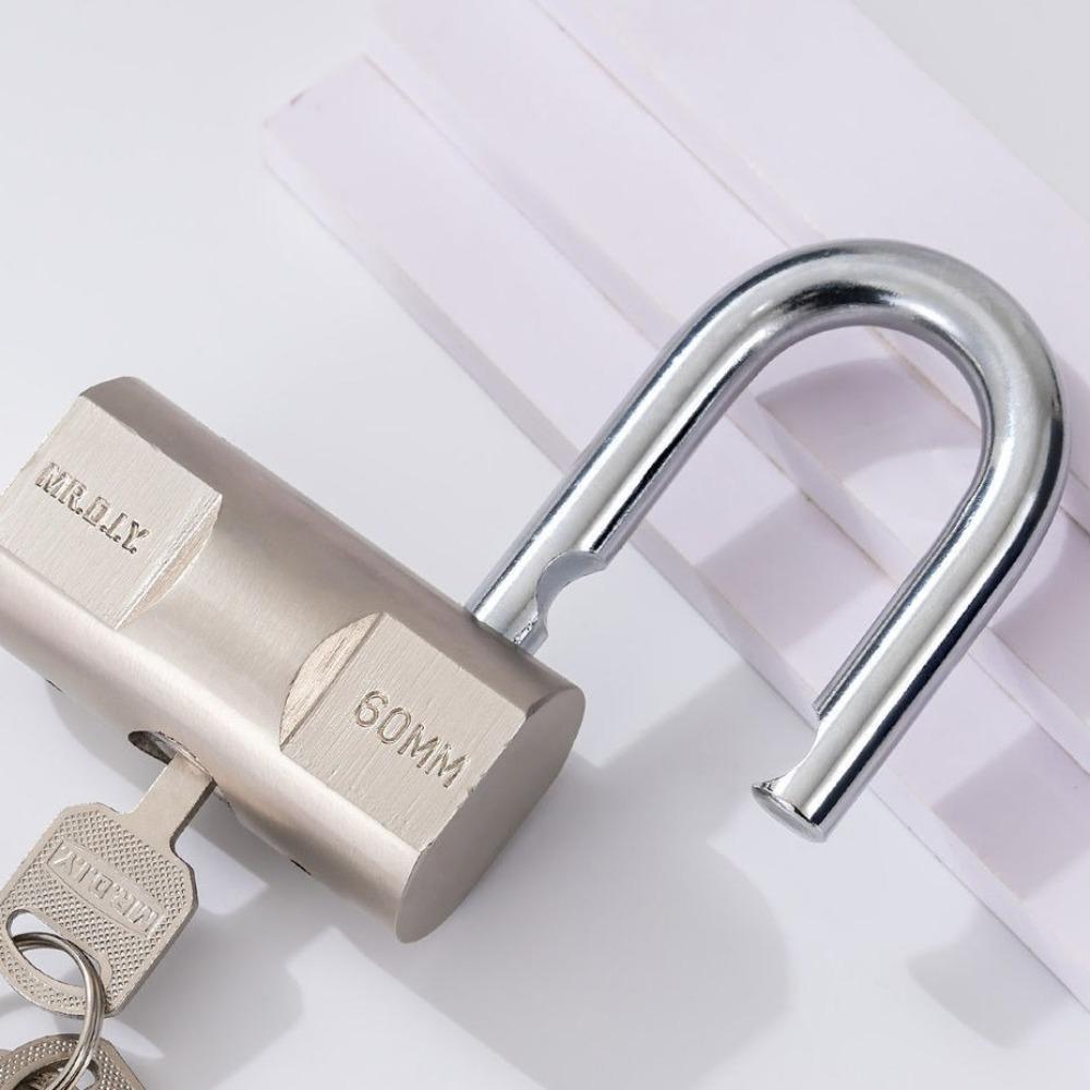 Stainless Steel Security Lock Waterproof Anti-theft Padlock  Outdoor Gym Dormitory Cabinet Door