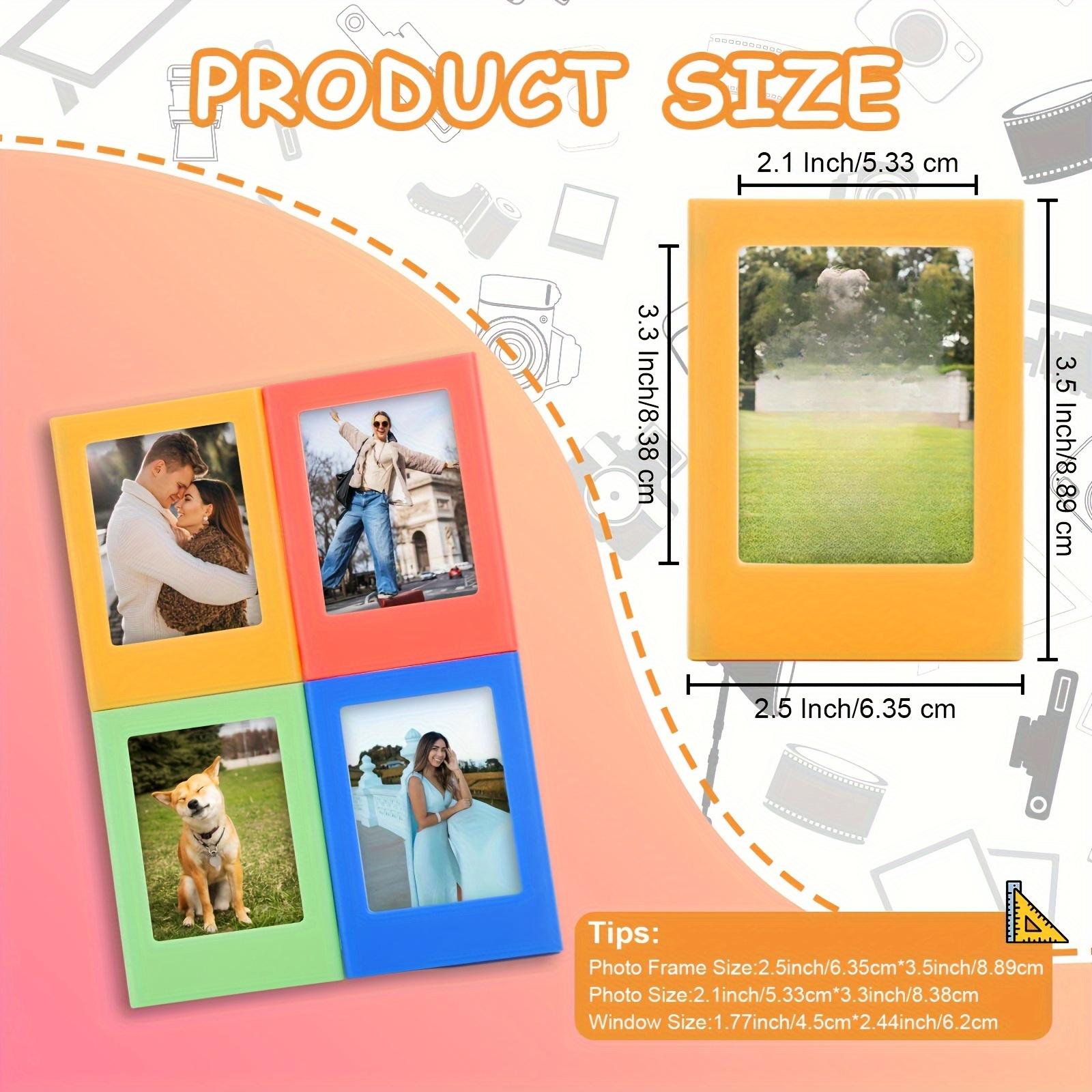 

10/5pcs horizontal plastic magnetic photo frame, suitable for Fujifilm film film, photo display, recording beautiful moments