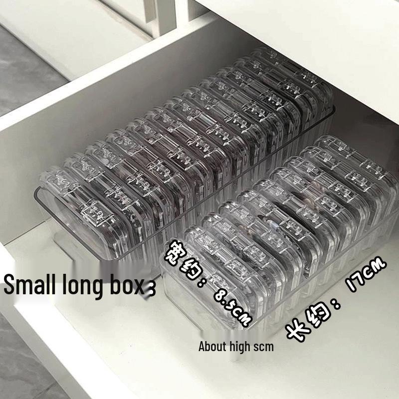 Dustproof Transparent Jewelry Organizer Box for Necklaces and Ornaments