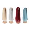 Doll Wig Professional DIY Hand Crafted Soft Heat Resistance Middle Part Long Straight Doll Wig for D
