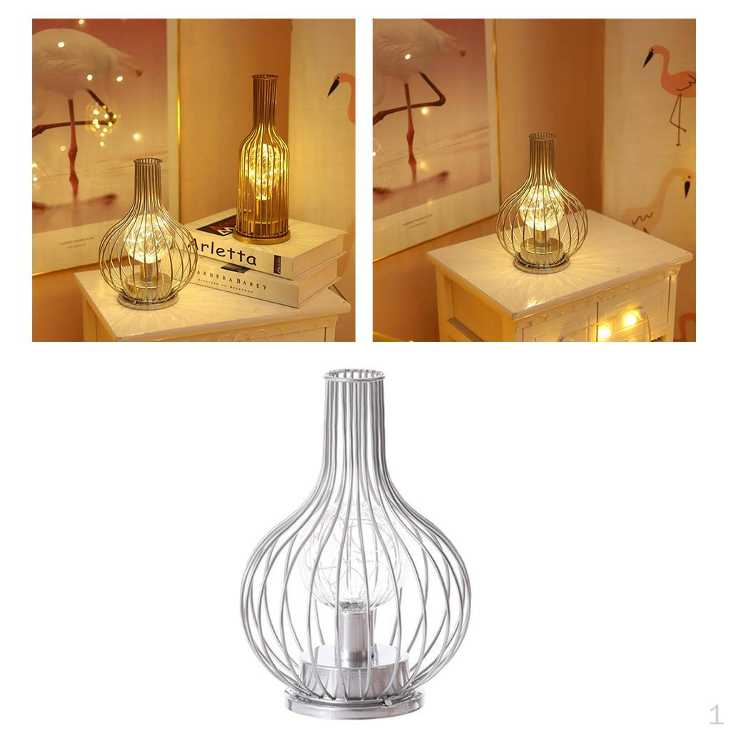 Светодиодная настольная лампа на батарейках, ретро-лампа, прикроватная 23.5x16x16 CM