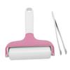 2PCS Pinkish Stamping Roller Hard Rubber Rubber Roller Printmaking Roller  Fabric Crafting