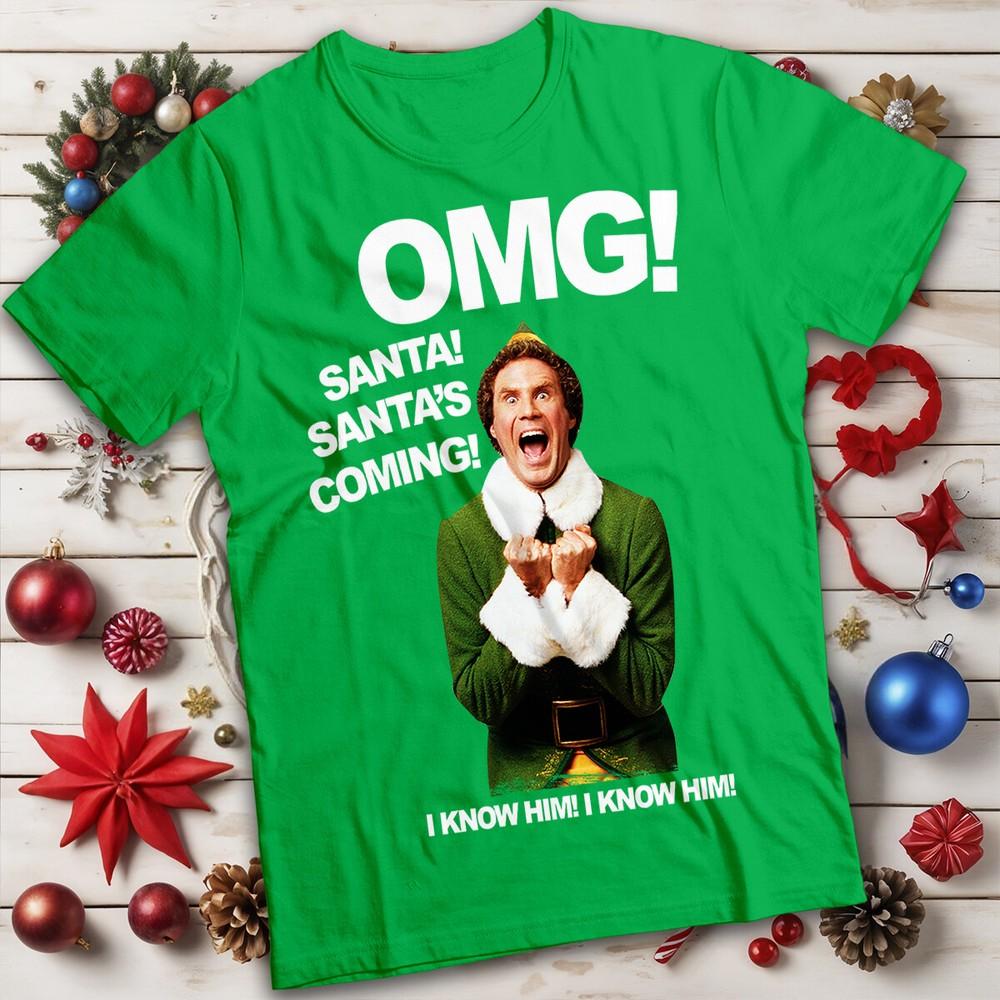 Funny Ugly Unisexs And Unisexs Buddy The Elf Christmas Tshirt Tee Mc