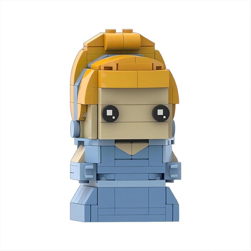 Classic Fairy Tale Series Anime Figures Pretty Girl Building Blocks MOC Prince Cartoon Doll Kids Puzzle Toys Birthday Gifts