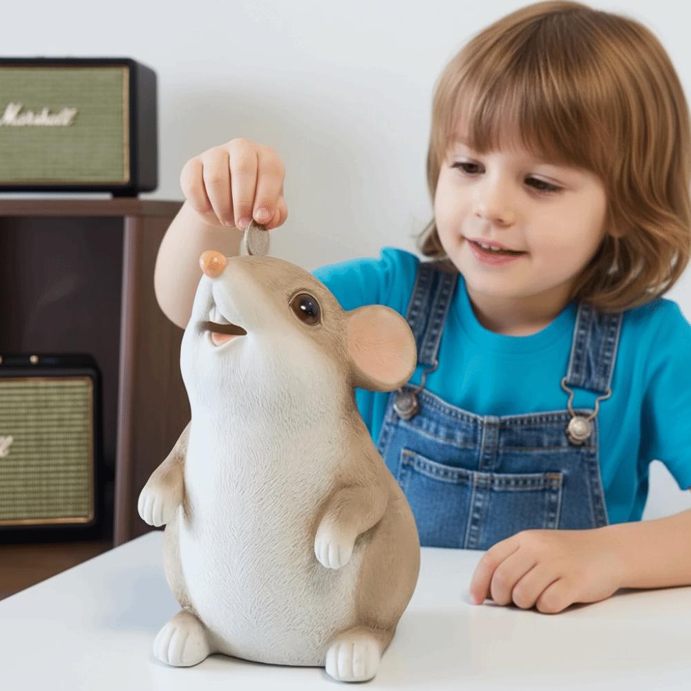 Maus Spardose Spardose Kindergeschenk Sparschwein Jahr der Ratte Münzspardose Kinderspielzeug