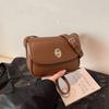 Spring and summer dopamine color small square bag simple and popular high-end soft shoulder bag messenger bag