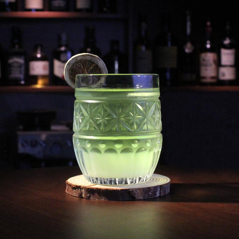 Copo de Uísque Moderno 315ml Copo de Vinho para Coquetel Criativo Copo de Suco Chá Copos para Beber Utensílios de Vidro Transparentes Garrafa de Água Doméstica