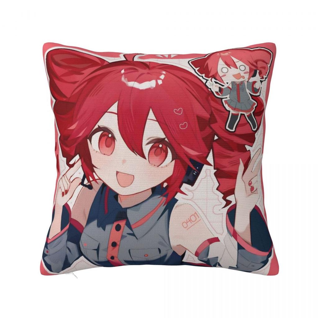 Cute Kasane Teto Anime Pillow Covers Car Cushion Cover Creative Pillow Cover