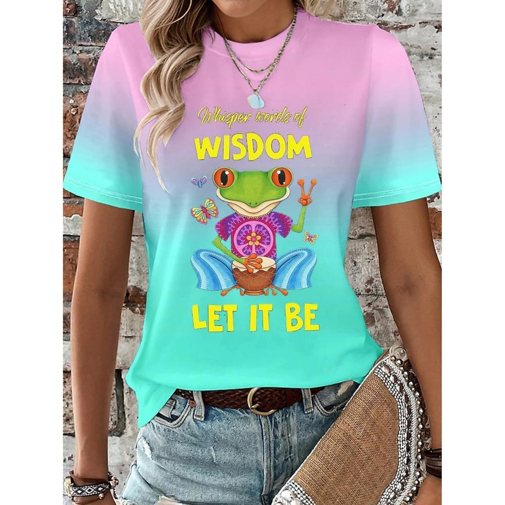 Tricou pentru femei, cu flori frumoase, imprimat 3D, tricou cu mânecă scurtă, topuri, imprimeuri 3D, cămașă cu gâtul în formă de O, îmbrăcăminte casual de vară pentru femei.