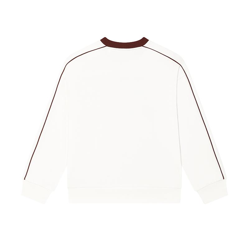 New FILA Sweatshirt Women's Cloud White F11W439215FWT