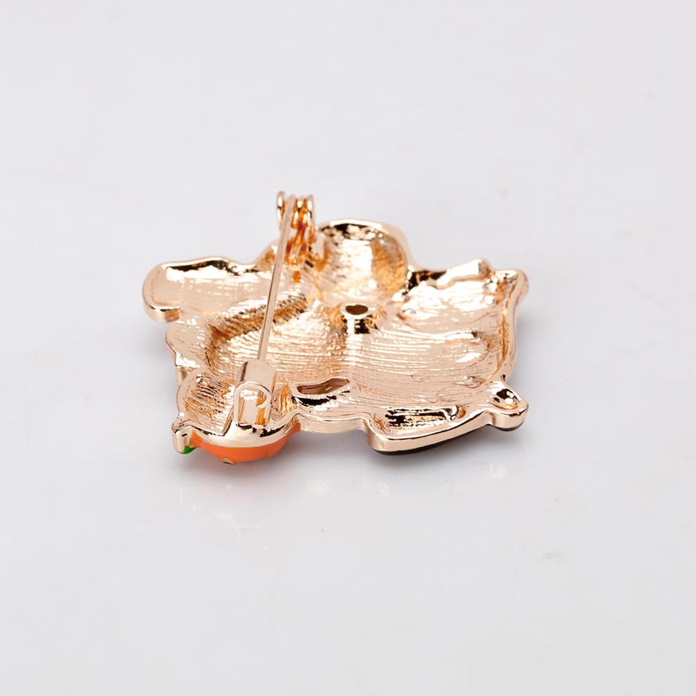 Dámská jedinečná brož ze slitiny s pokovením Módní kreslená dýně Duch na Halloween