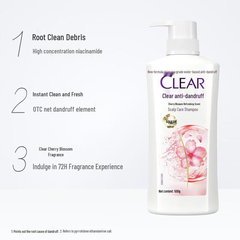 Clear Sakura Refreshing Anti-Dandruff Shampoo