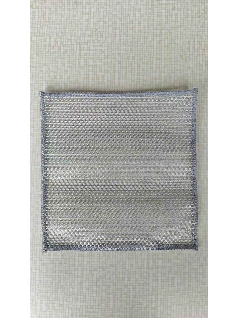 Non-Stick Steel Wool Dish Cloth - Double-Sided Metal Wire Kitchen Scrubber