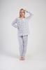 Women's Cotton Pajamas with Long Pants 3XL Vienetta Button-Up
