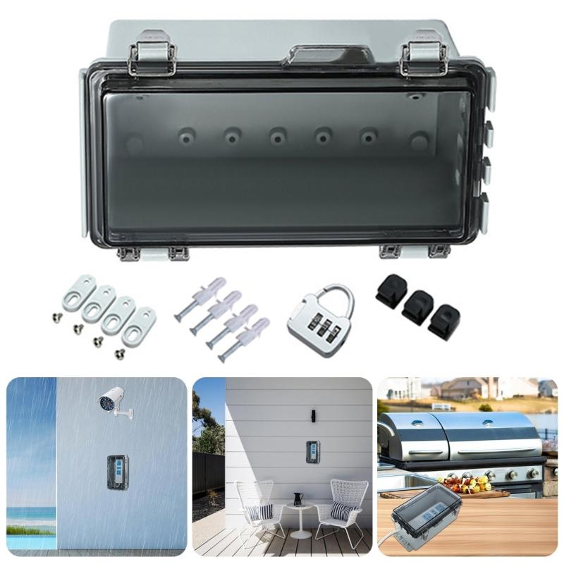 Practical Industrial Waterproof Electrical Box With Lock And Wall Mounted Set Accessory for Outdoor Applications