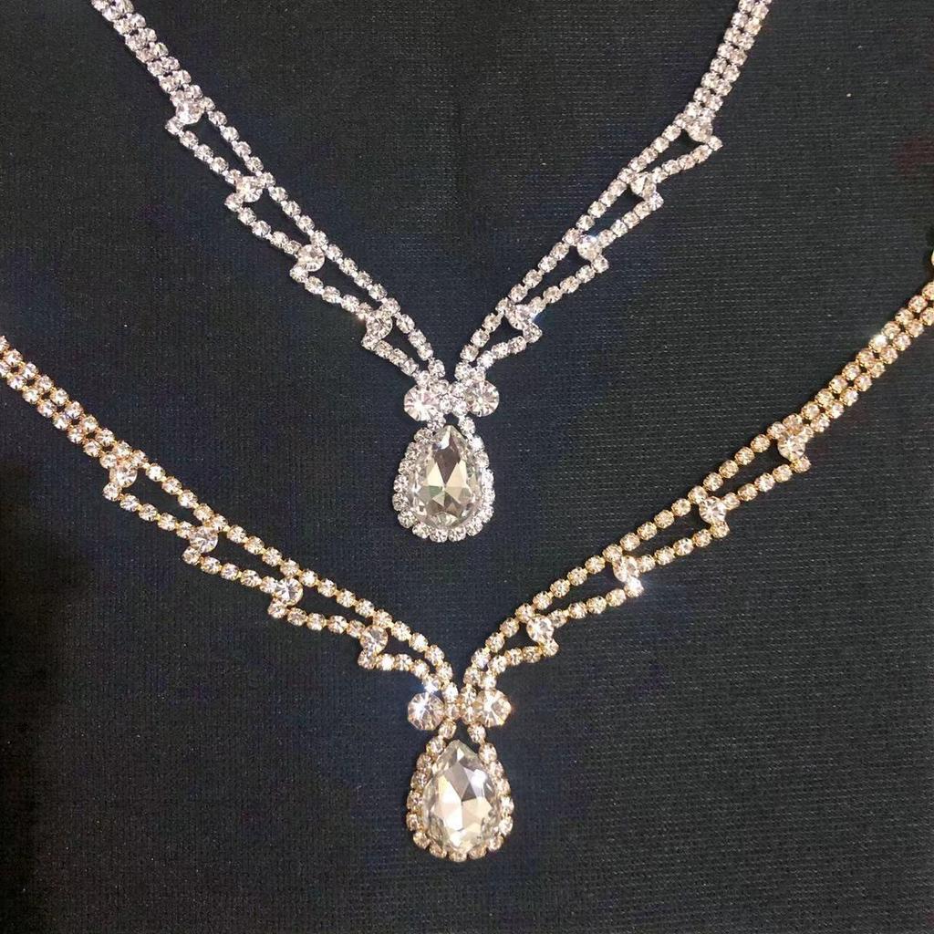 Women's Rhinestone Forehead Chain Bridal Pendant