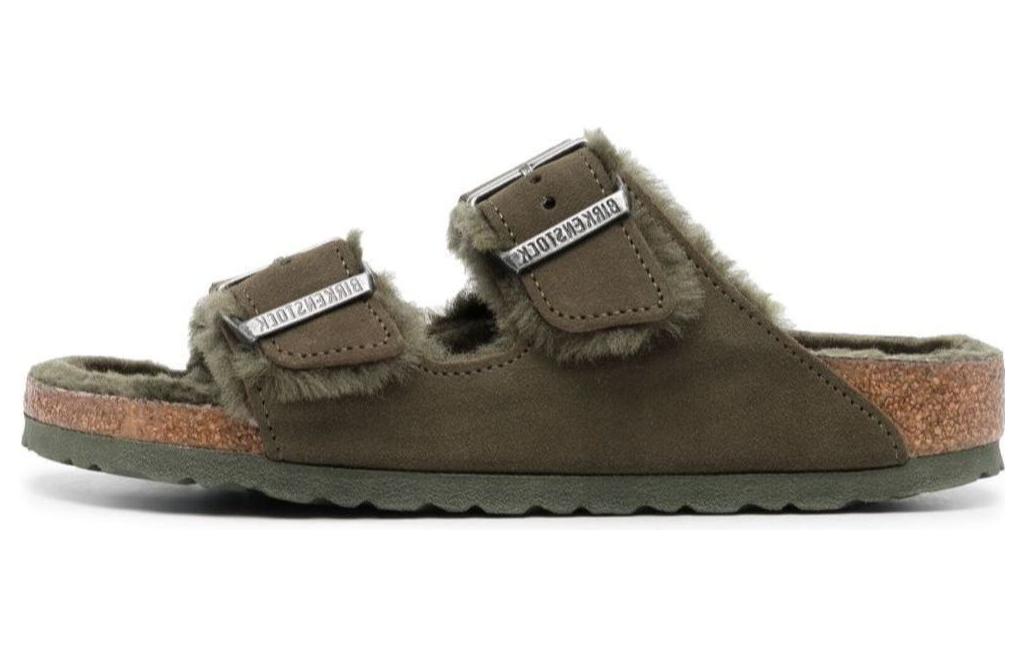 Женские замшевые сандалии Birkenstock Arizona с пряжками 1025687 44