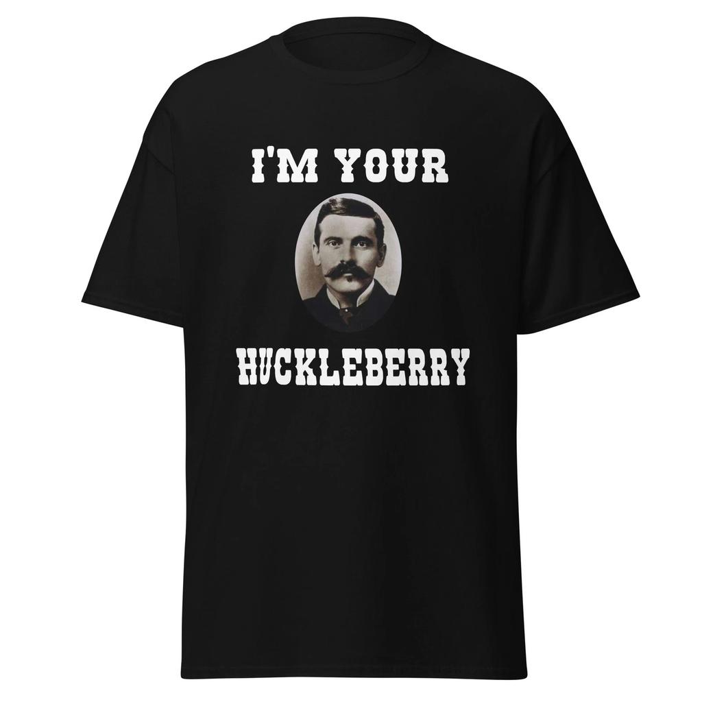 Real Doc Holliday PortraiT-Shirt, I'm Your Huckleberry Tombstone, Unisex
