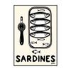 Sardinenbüchse Poster Modern Klassisch Druck Ausstellung Surrealismus Leinwandbild Wandkunst Bild für Zimmer Zuhause Küche Dekorat