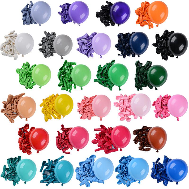 Matte Balloons for Birthdays & Weddings - 5", 10", 12" Round Tail Latex Decorations