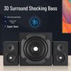 SAST SA-3508 2.1 Bluetooth Desktop Speakers with Subwoofer CN Plug (adapter Included)
