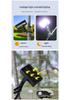 Dual-use Solar Outdoor Light Clip for Camping & Courtyard