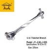 Jinyang 4-in-1 Double-Headed Reversible Ratchet Hex Wrench