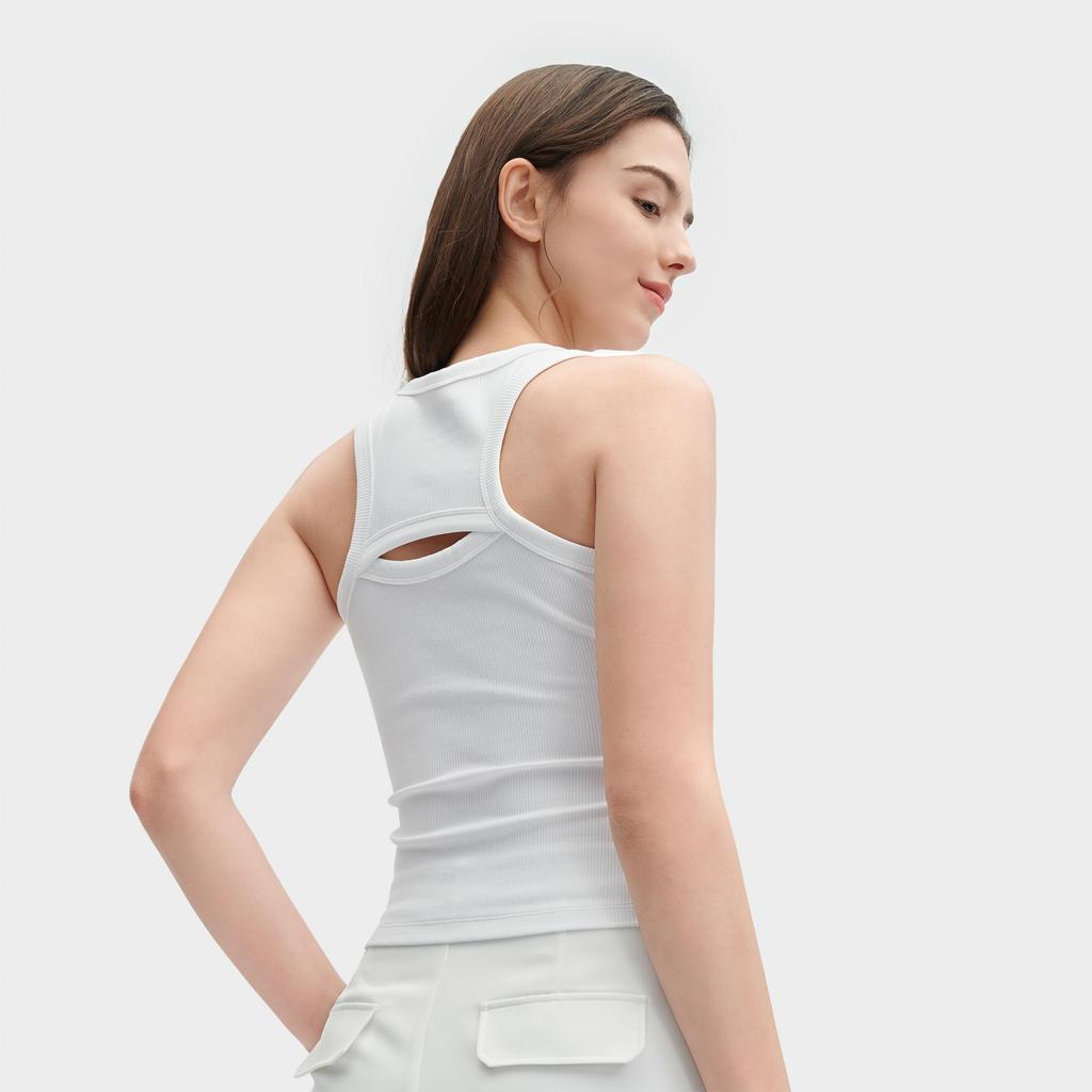 Fila Gilet lavorato a maglia serie Heritage Top da donna Bianco F11W428118FWT