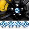 4 BUCĂȚI Insignă Jantă Mașină Embleme Autocolant Capac Accesorii Pentru Volkswagen MK7 MK6 MK5 Ibiza Leon FR 2 Altea Aztec Golf 5 6 7 Passat
