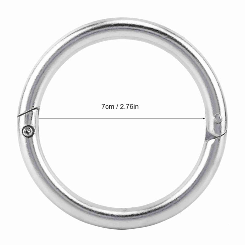 Stainless Steel Bull Cow Cattle Nose Ring Husbandry Accessory
