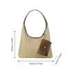 Summer Straw Shoulder Bag Leisure Women's Tote Bag New Weave Straw Bag  Handbag