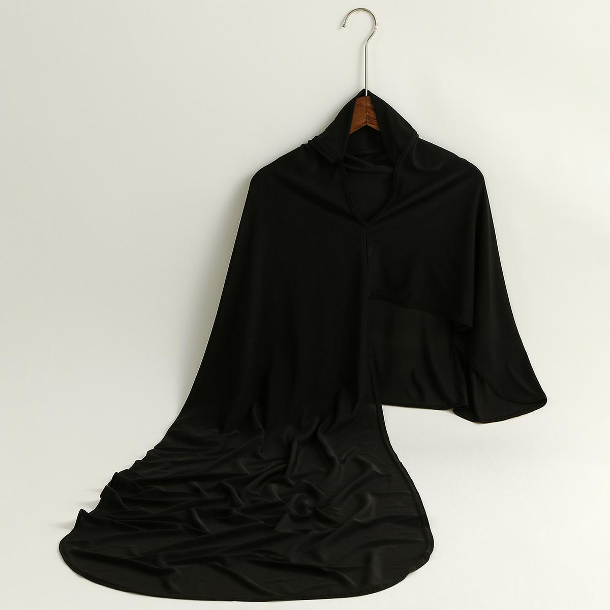 

Laven Женский Элегантный Химар Скромный Мусульманский Исламский Рамадан Мягкий Легкий Джерси Хиджаб Длинный Шарф Амира Молитвенная Абая Джильбаб