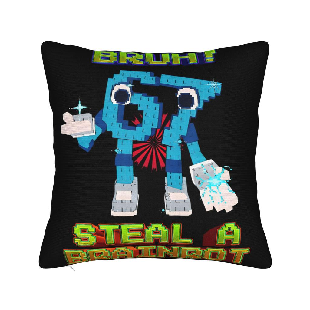 Decorative Pillowcase 67 Six Seven Christmas Bruh Funny Italian Brainrot Meme Product Pillow Case Cover Zippered Multi-Size