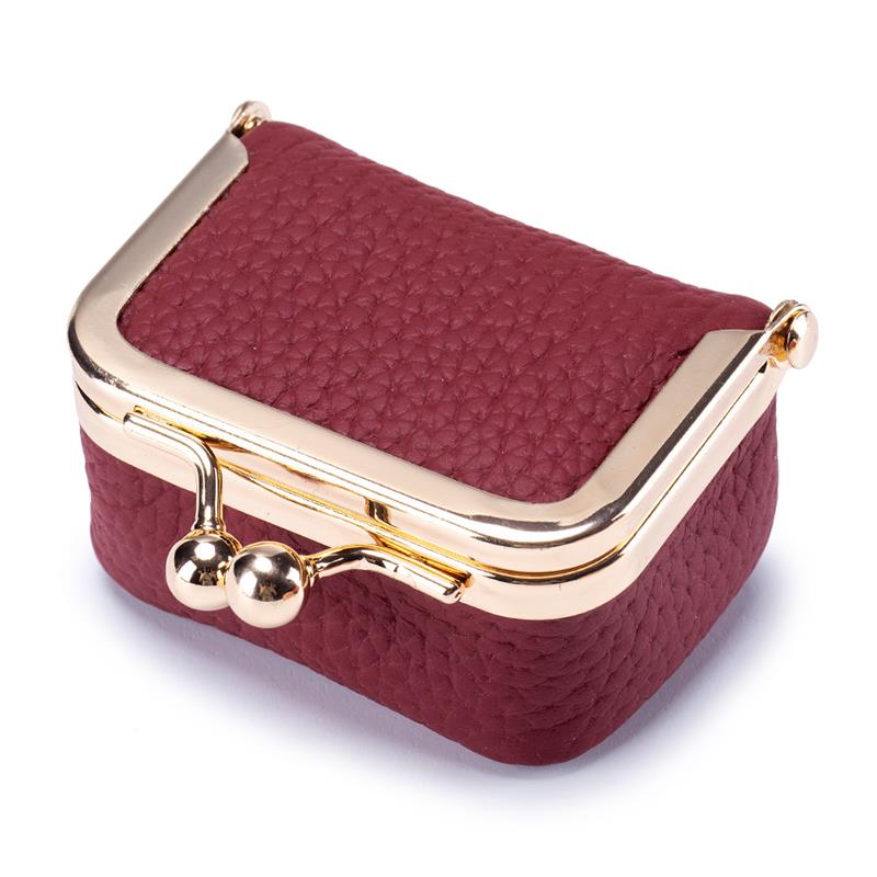 Mini Leather Coin Purse Earphone Organizer Multi-functional Small Storage Bag For Jewelry Accessories Women Cute Portable Pouch
