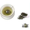 Metal Tea Strainer Teapot Shape Loose Tea Infuser Stainless Steel Leaf Tea Maker Strainer Chain Drip Tray Herbal Spice Filter